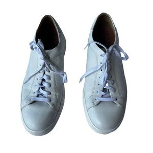 MEPHISTO Leather Air Jet System Shoes City Hiker Sneakers White Size 9 1/2